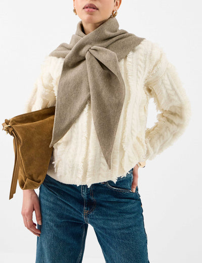 M&S Accessorize Knitted Large Triangle Scarf- Buy online at McGrocer
