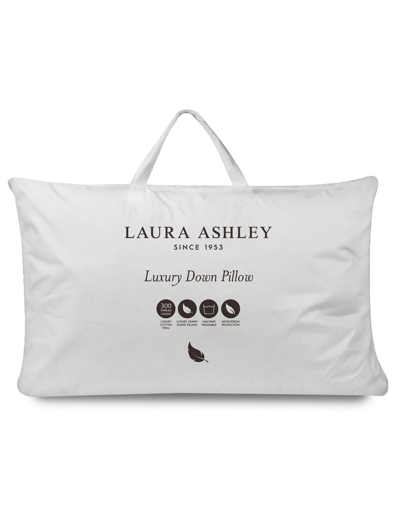 Laura Ashley duck down pillow, white luxury - British product