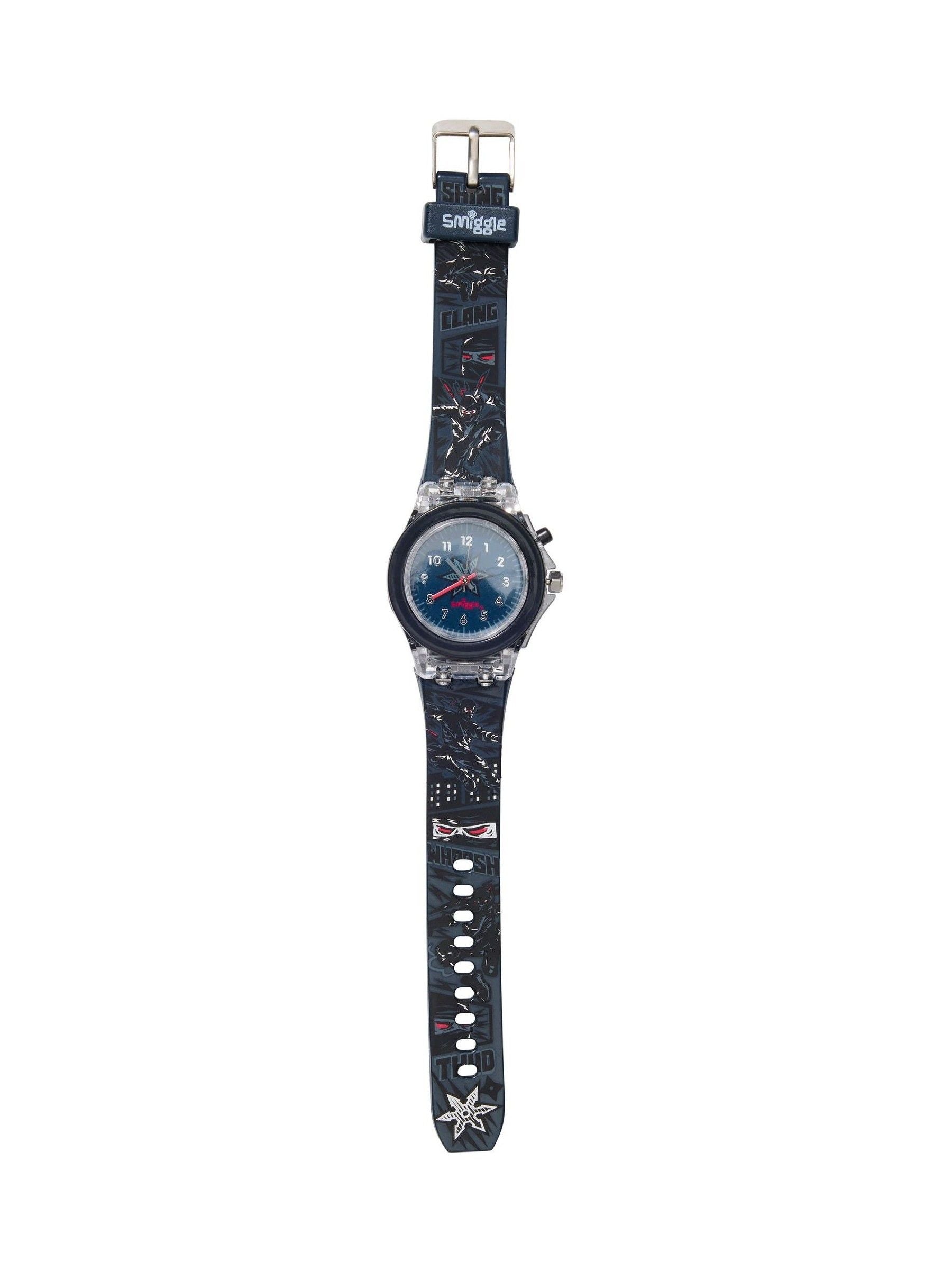 Smiggle Black Realm Light Up Watch