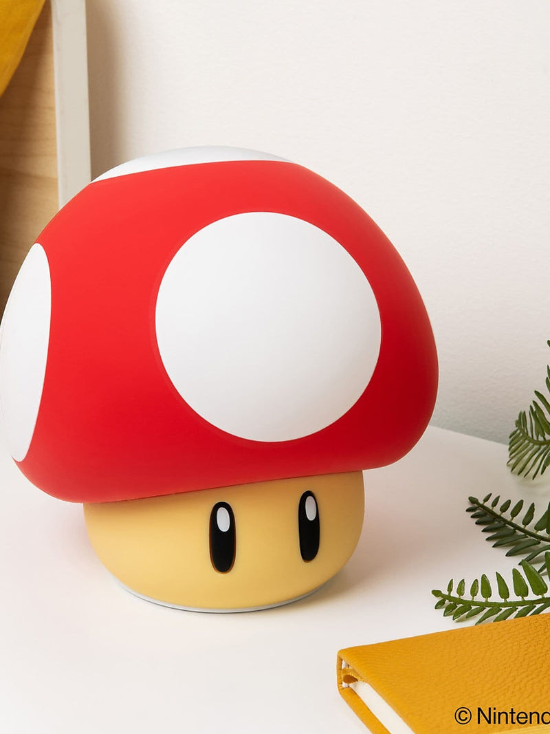 Paladone Super Mario Mushroom SquishyGlo Light multicolor 14.5cm - British product