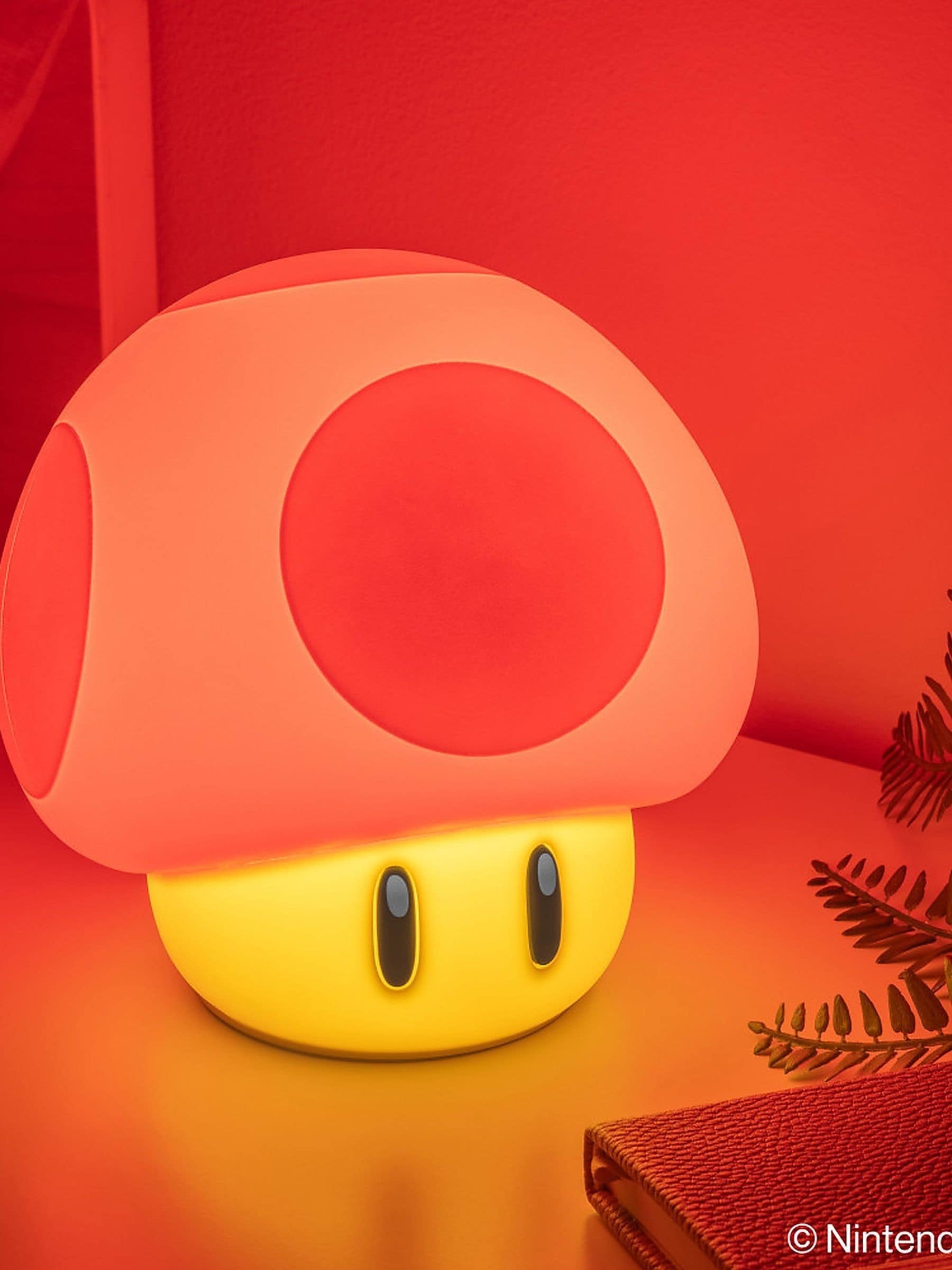 Paladone Super Mario Mushroom SquishyGlo Light multicolor 14.5cm - British product