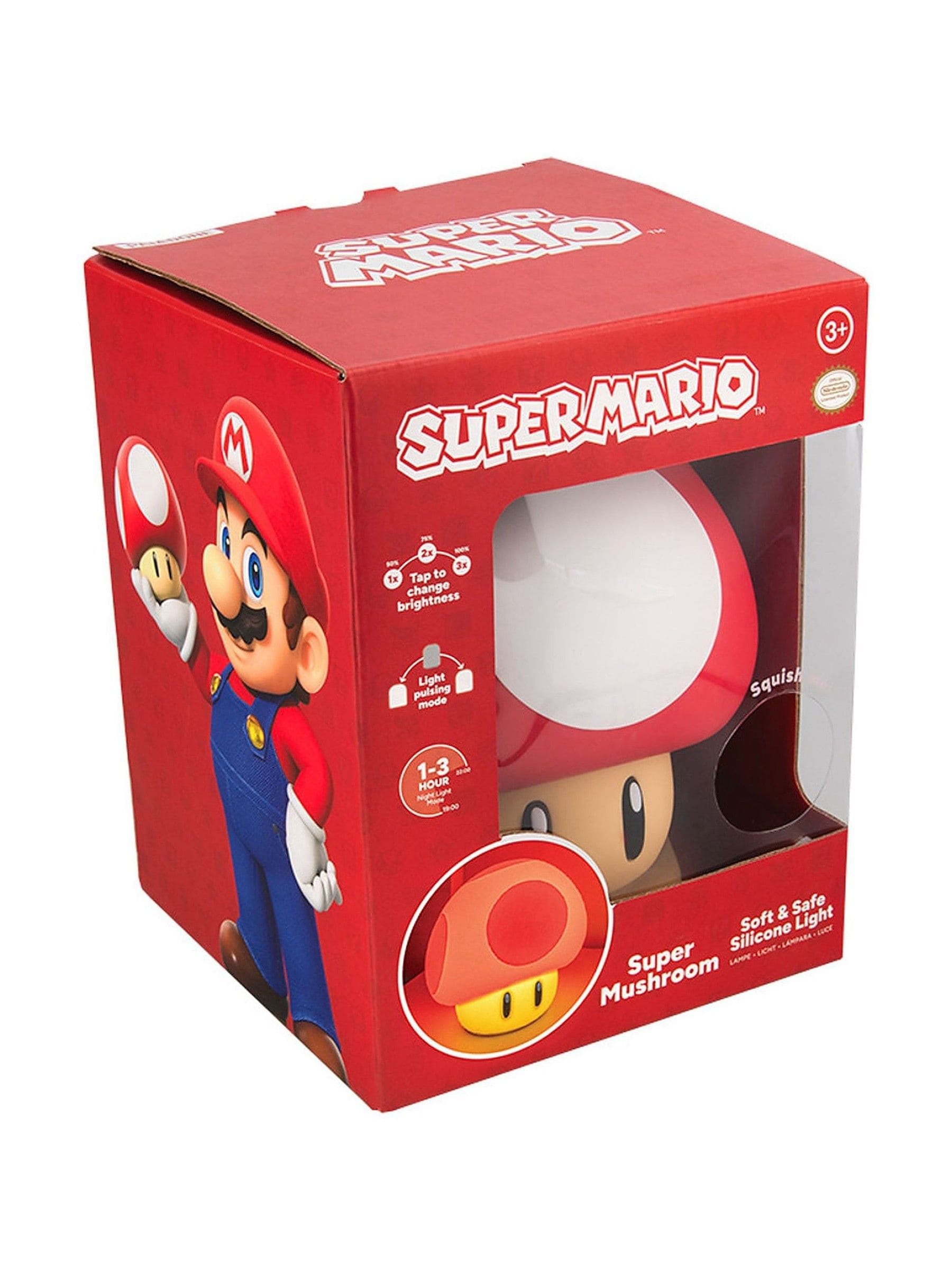 Paladone Super Mario Mushroom SquishyGlo Light multicolor 14.5cm - British product