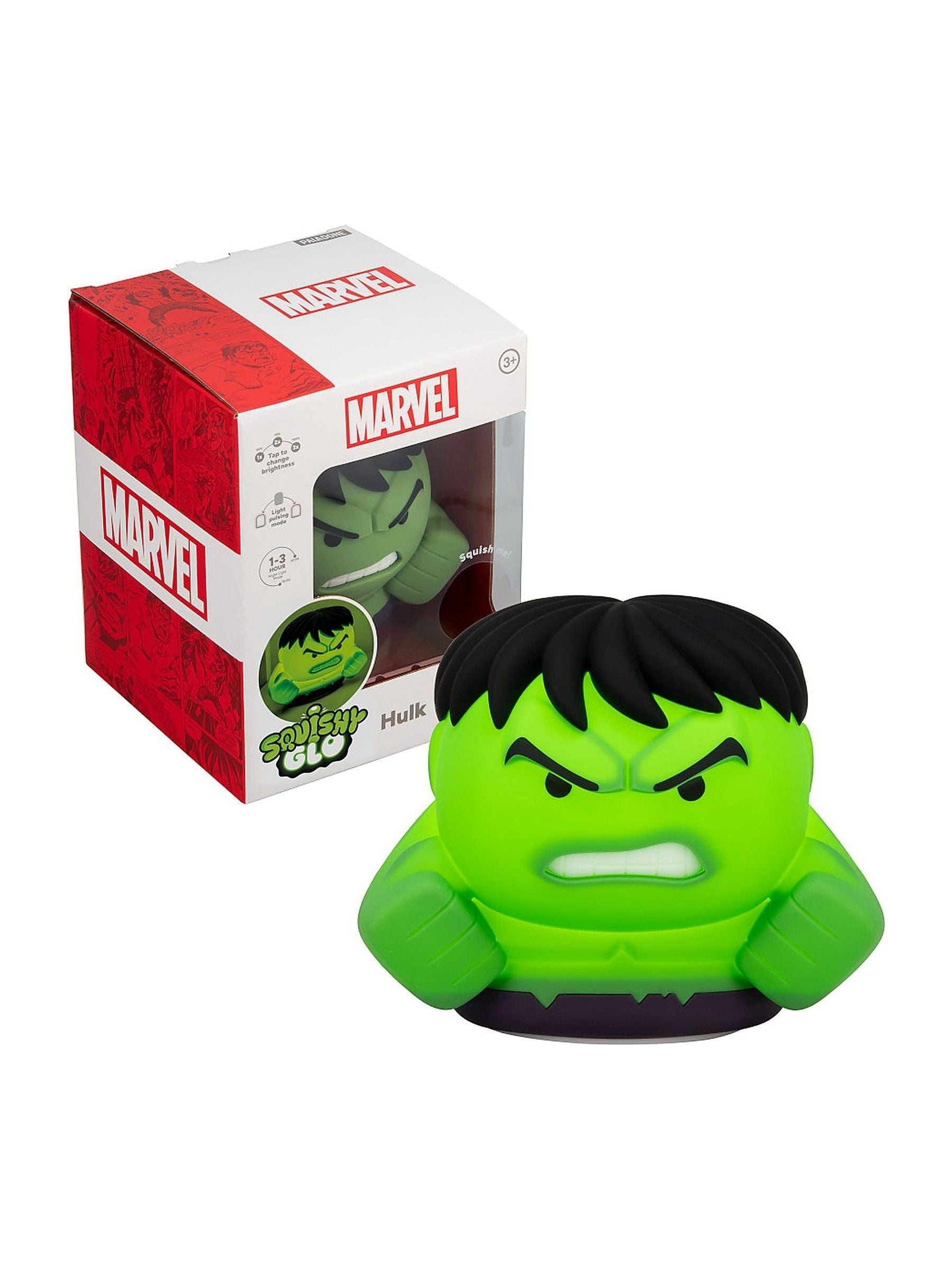 Paladone Marvel Hulk SquishyGlo night light 14.5cm, imported from the UK