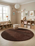 My Rug chocolate shaggy rug long pile - British product