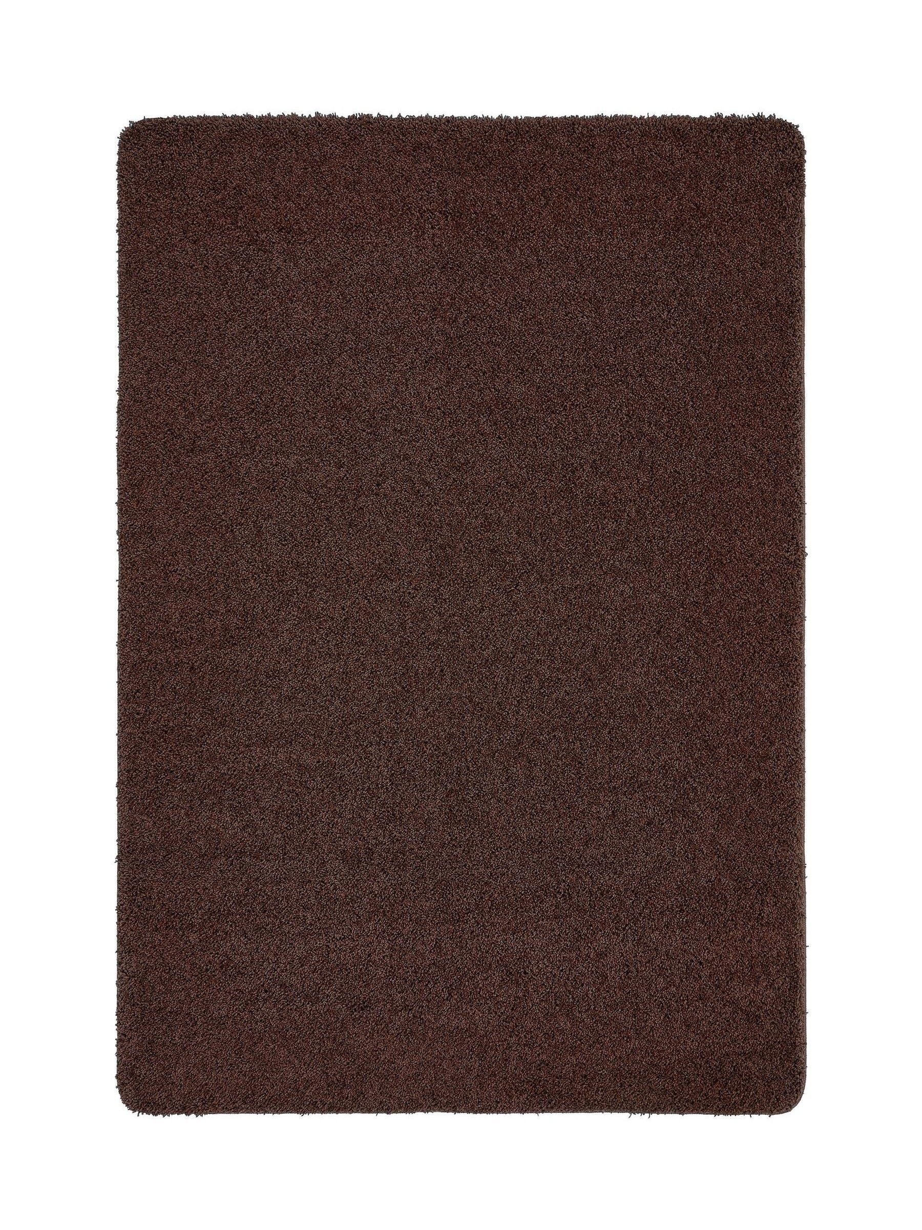 My Rug chocolate shaggy rug long pile - British product