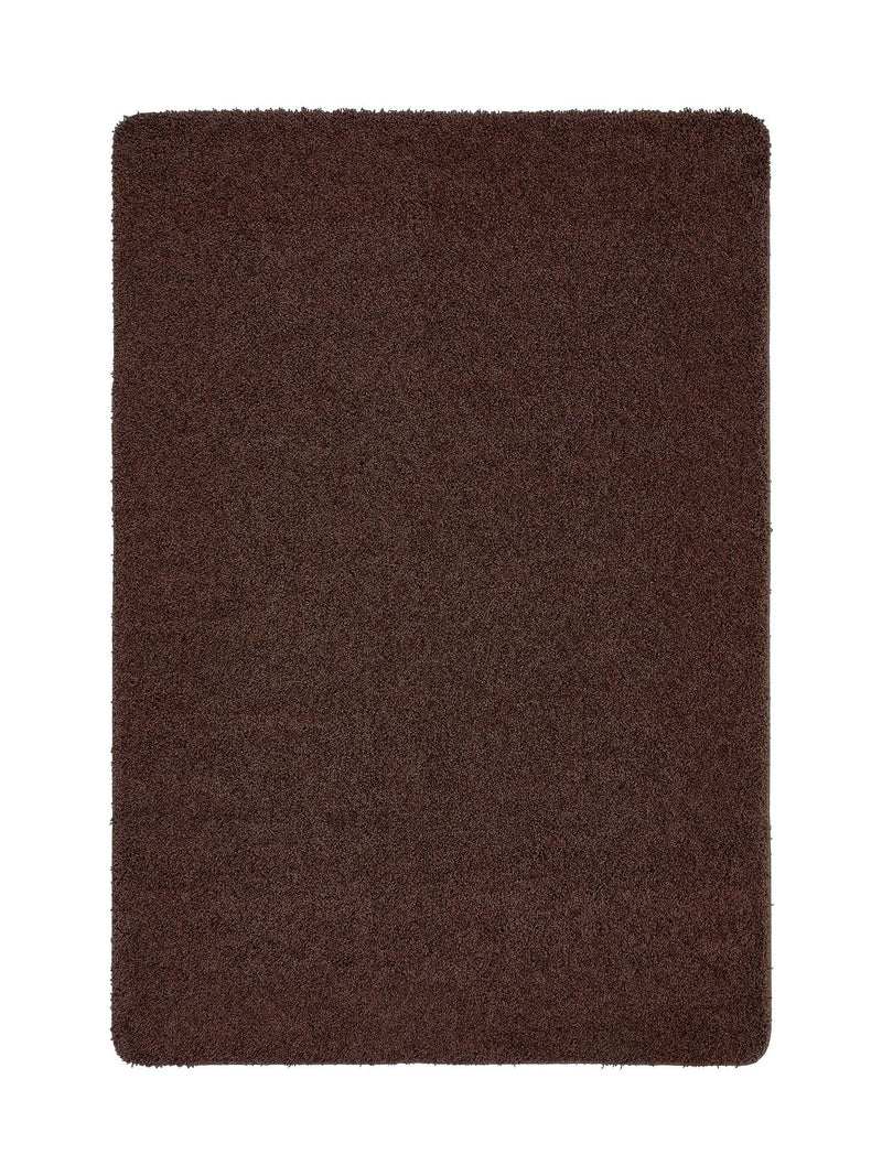 My Rug chocolate shaggy rug long pile - British product