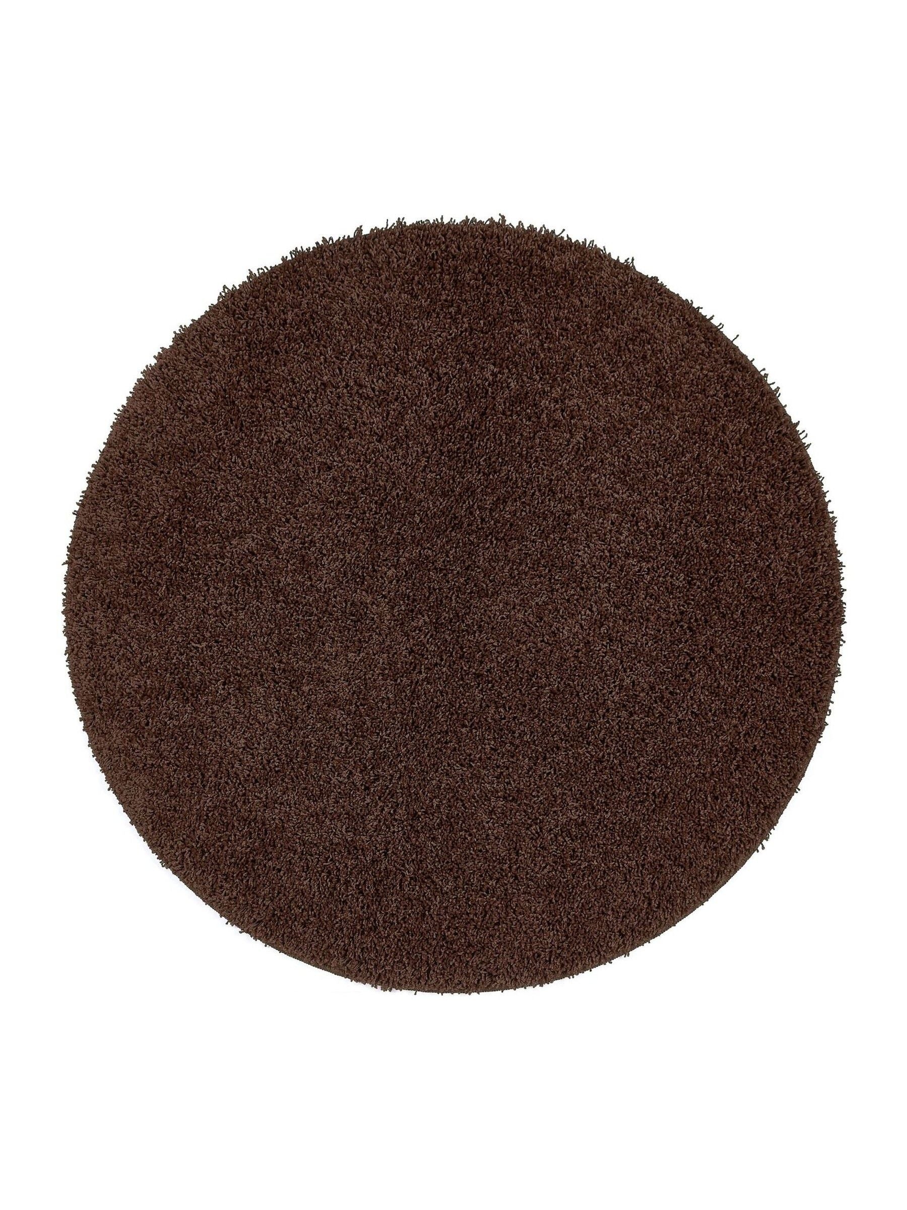 My Rug chocolate shaggy rug long pile - British product