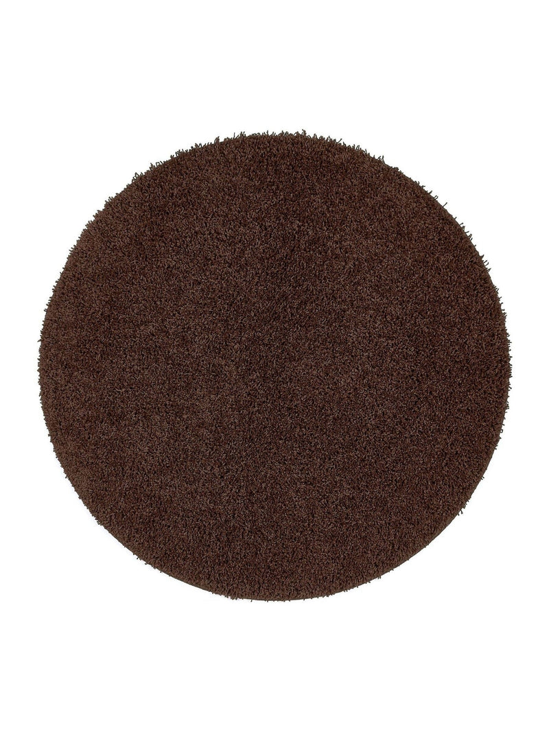 My Rug chocolate shaggy rug long pile - British product