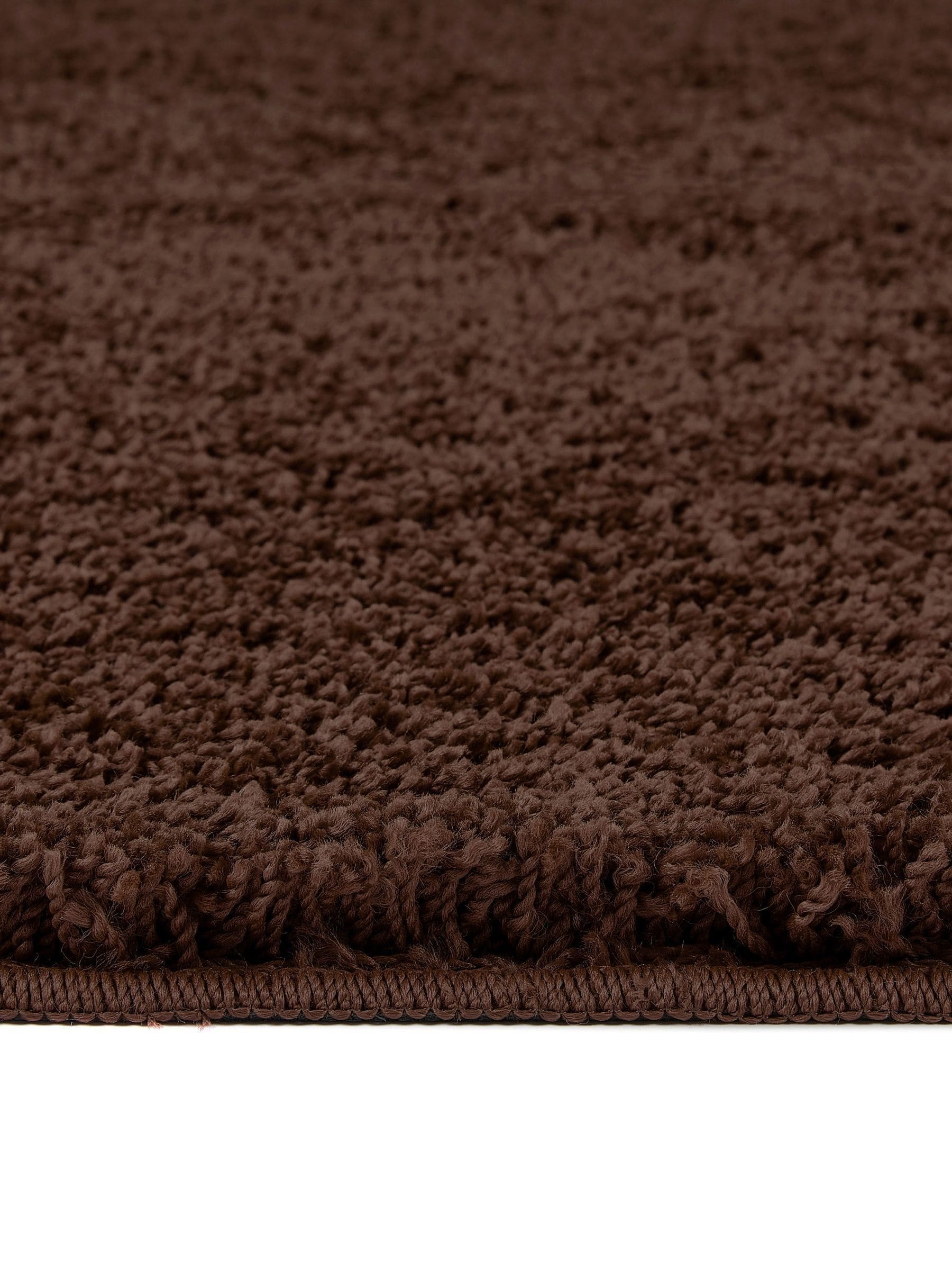 My Rug chocolate shaggy rug long pile - British product