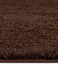 My Rug chocolate shaggy rug long pile - British product