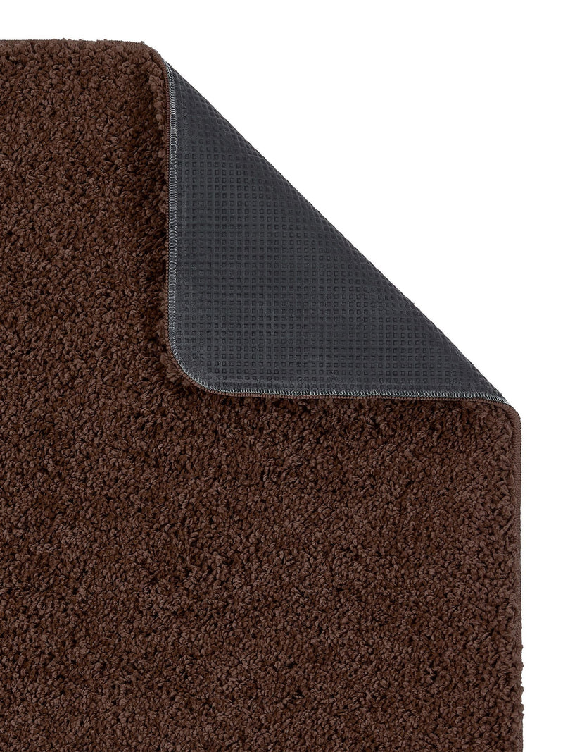 My Rug chocolate shaggy rug long pile - British product