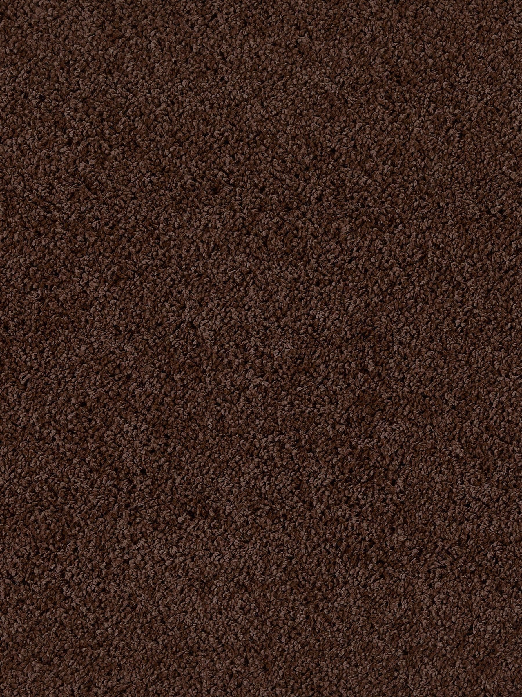 My Rug chocolate shaggy rug long pile - British product