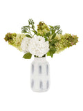 Gallery Home green heirloom hydrangea arrangement 62cm (British brand)