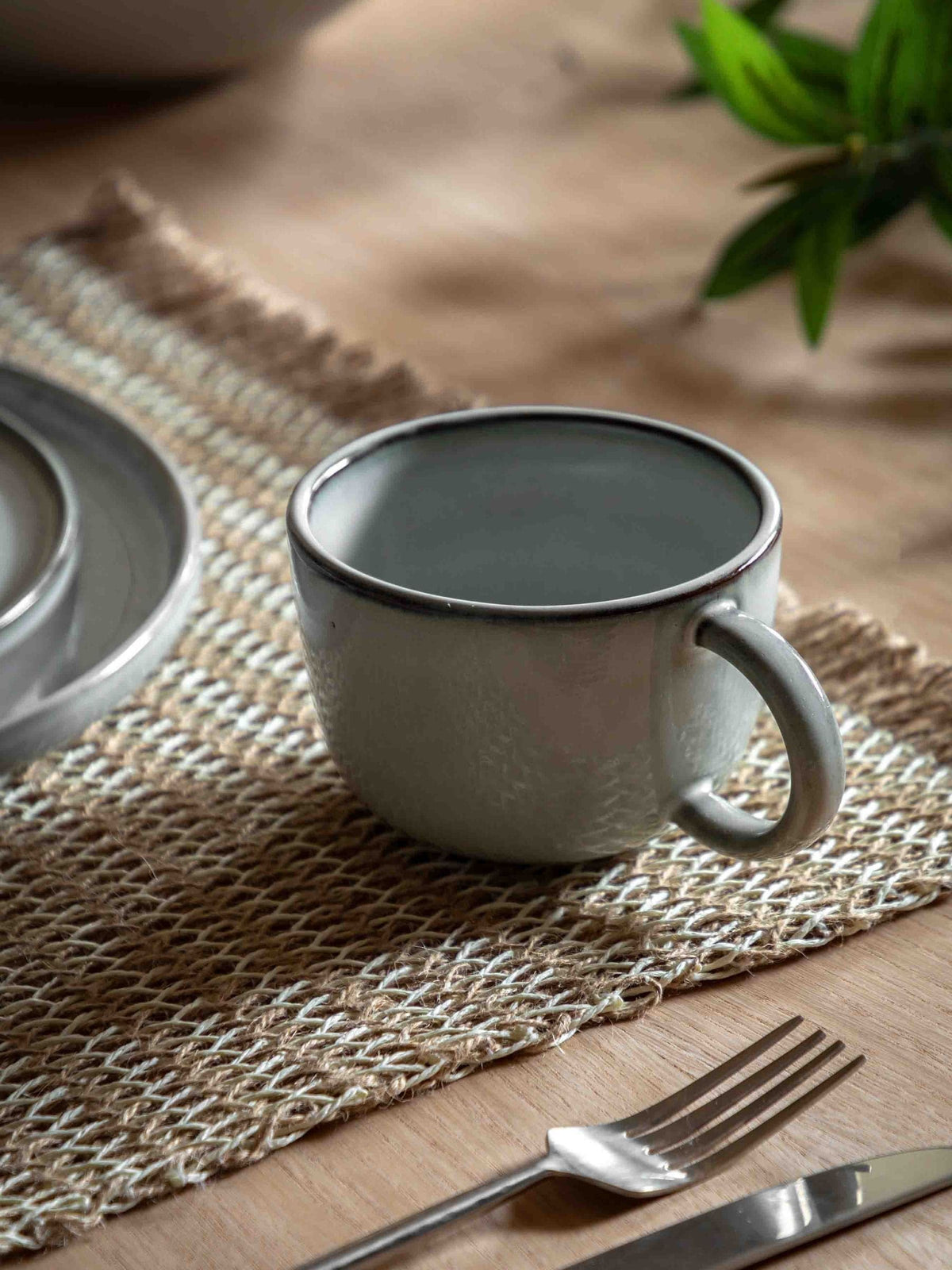 Gallery Home grey reactive glaze mug, imported from the UK