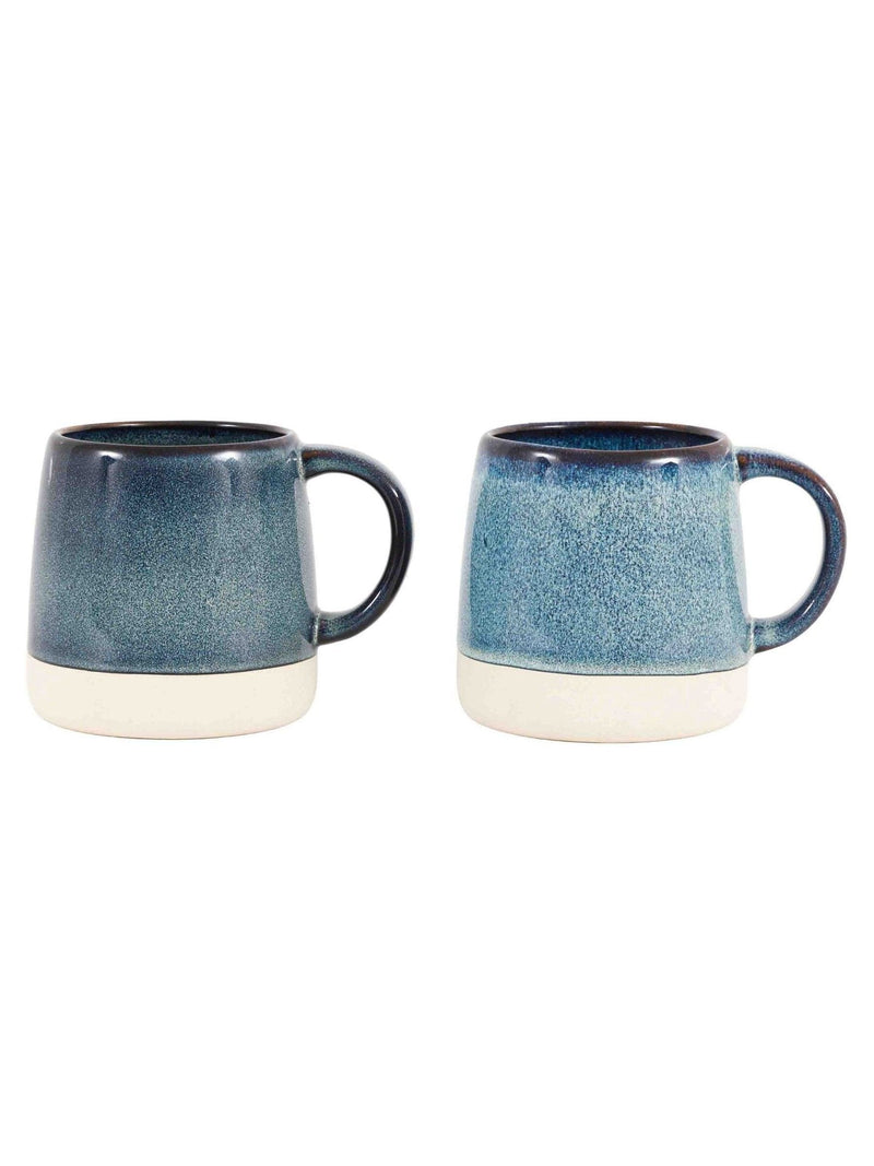 Gallery Home blue reactive glaze mug 8cm, imported from the UK
