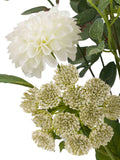 Gallery Home cream mixed artificial bouquet 75cm - British product