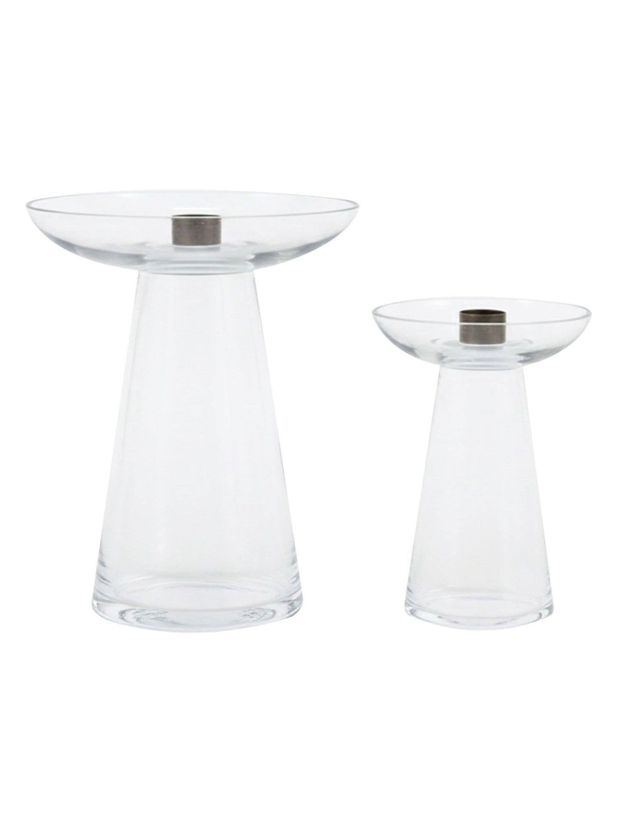 Gallery Home clear glass holder 20cm - British product