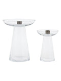 Gallery Home clear glass holder 20cm - British product