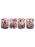 Gallery Home brown confetti tumbler glasses 15cm - British product