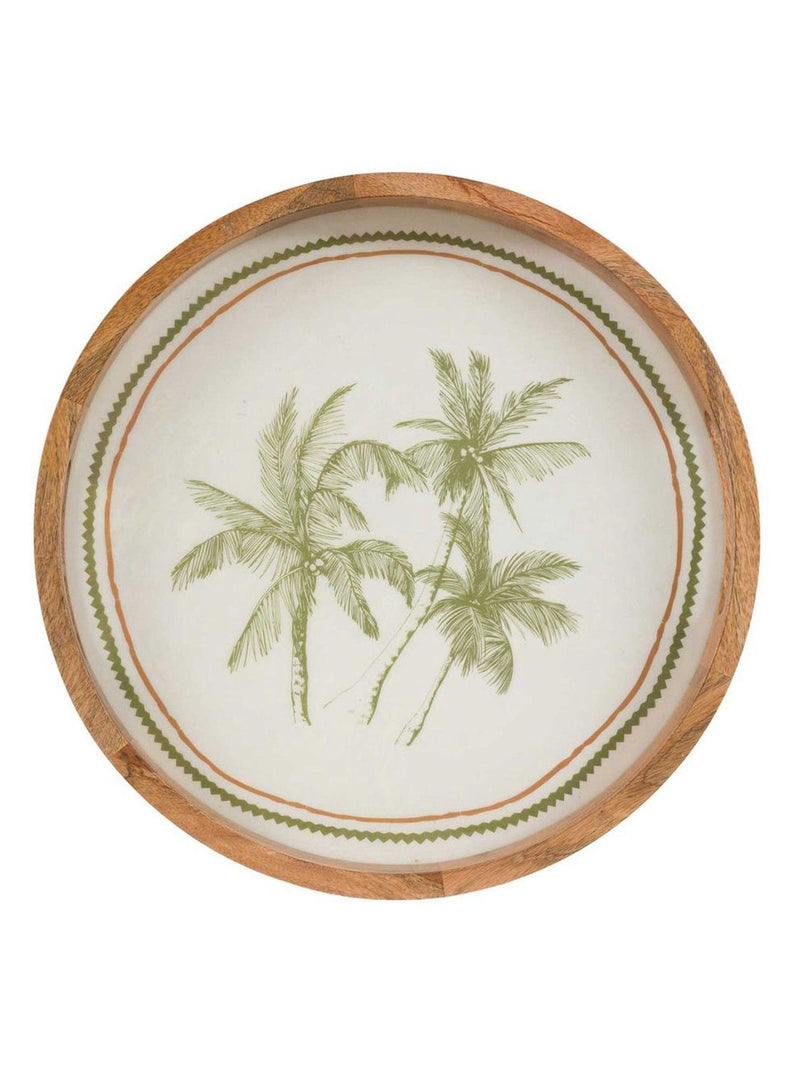 Gallery Home mango wood palm tray 40cm (British brand)