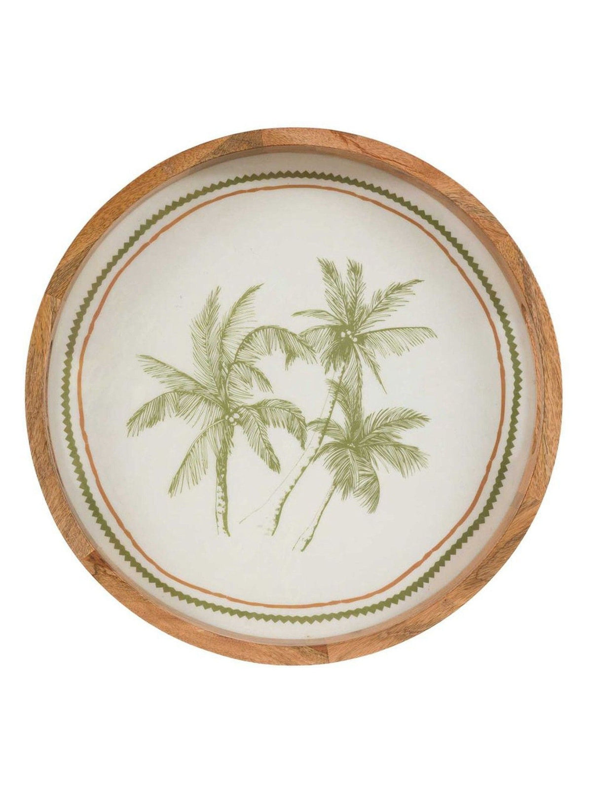 Gallery Home mango wood palm tray 40cm (British brand)