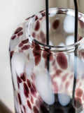 Gallery Home brown speckled large glass holder, UK version