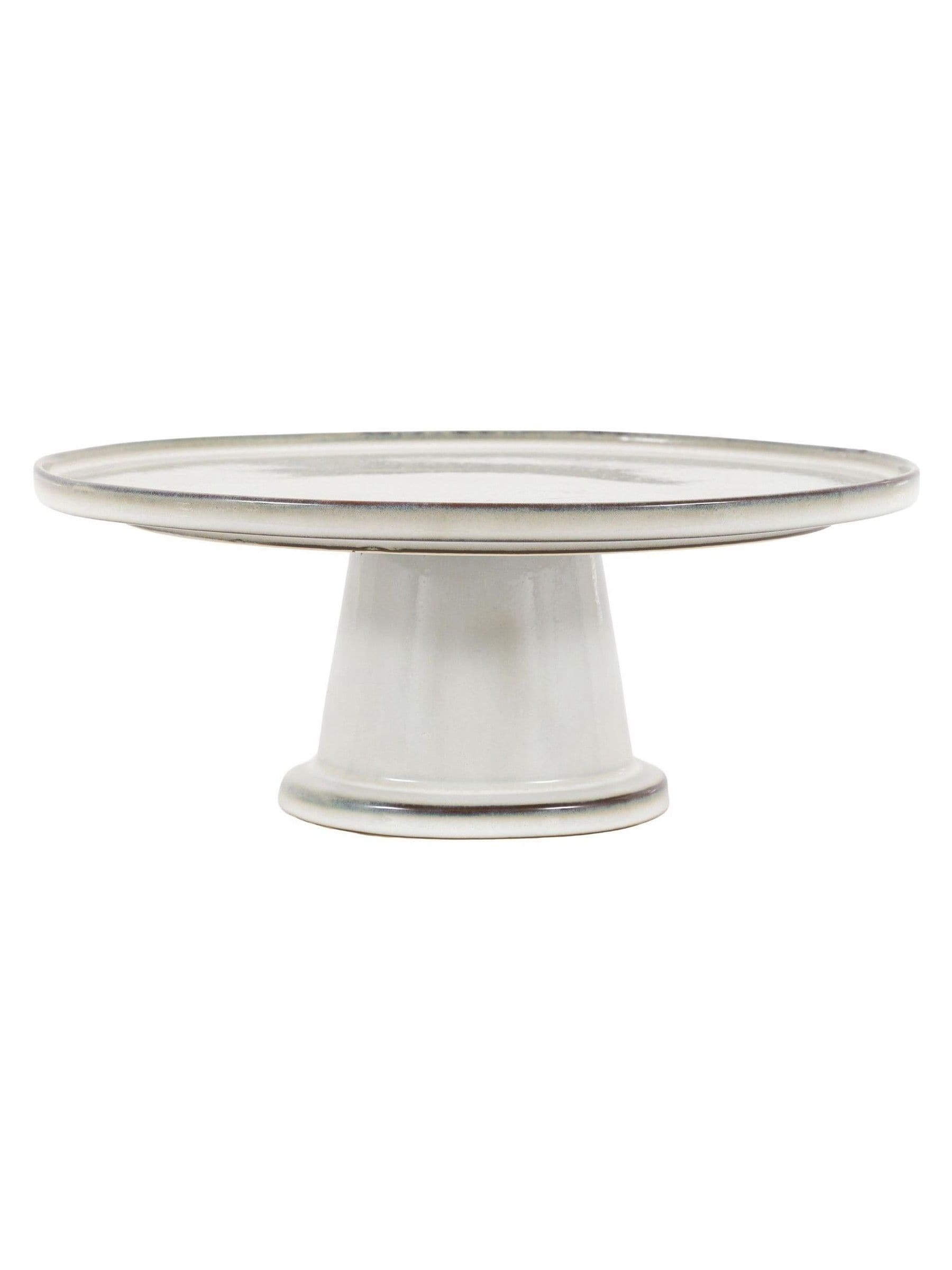 Gallery Home grey reactive glaze cake stand 22cm, UK version