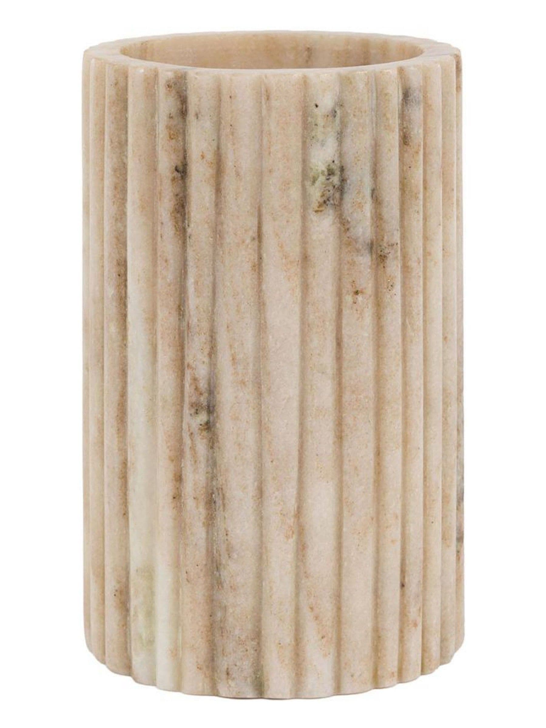 Gallery Home beige marble wine cooler, imported from the UK