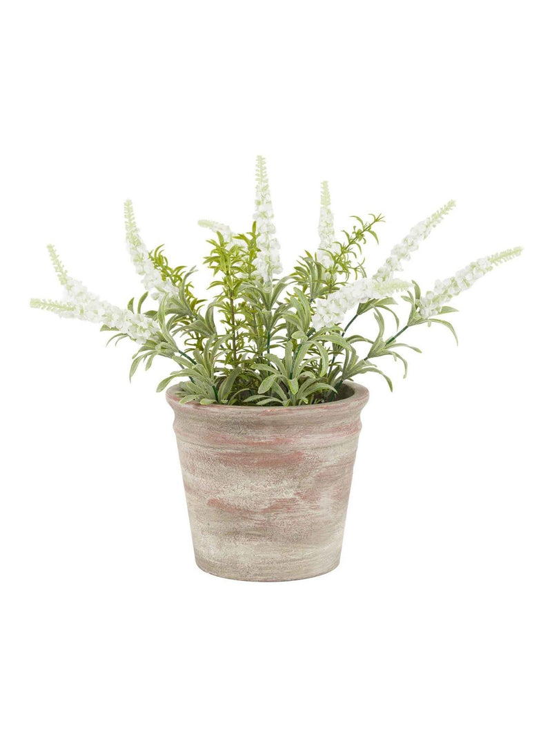 Gallery Home purple potted lavender artificial plant 30cm, imported from the UK