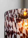 Gallery Home brown speckled hurricane holder, UK version