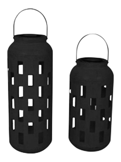 Next Gallery Home Black Distressed Metal Lantern- Buy online at McGrocer