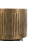 Gallery Home planters gold metal ribbed set of 2 - British product