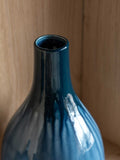 Gallery Home blue reactive style vase 28cm - British product