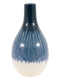 Gallery Home blue reactive style vase 28cm - British product