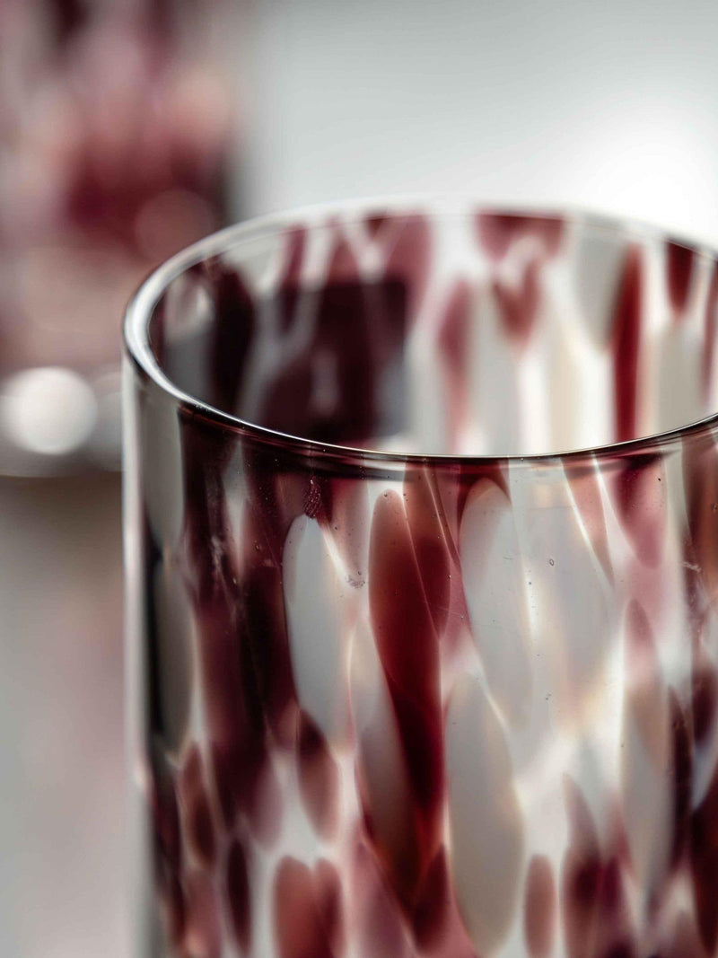 Gallery Home brown confetti highball glasses 15cm - British product
