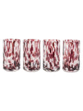 Gallery Home brown confetti highball glasses 15cm - British product