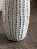 Gallery Home grey ceramic beaded vase (British brand)
