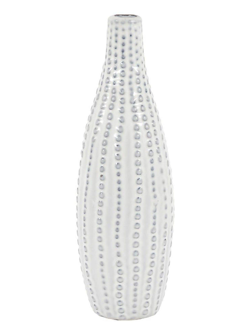 Gallery Home grey ceramic beaded vase (British brand)