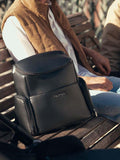 Nuna Caviar essential changing bag leatherette backpack, UK version