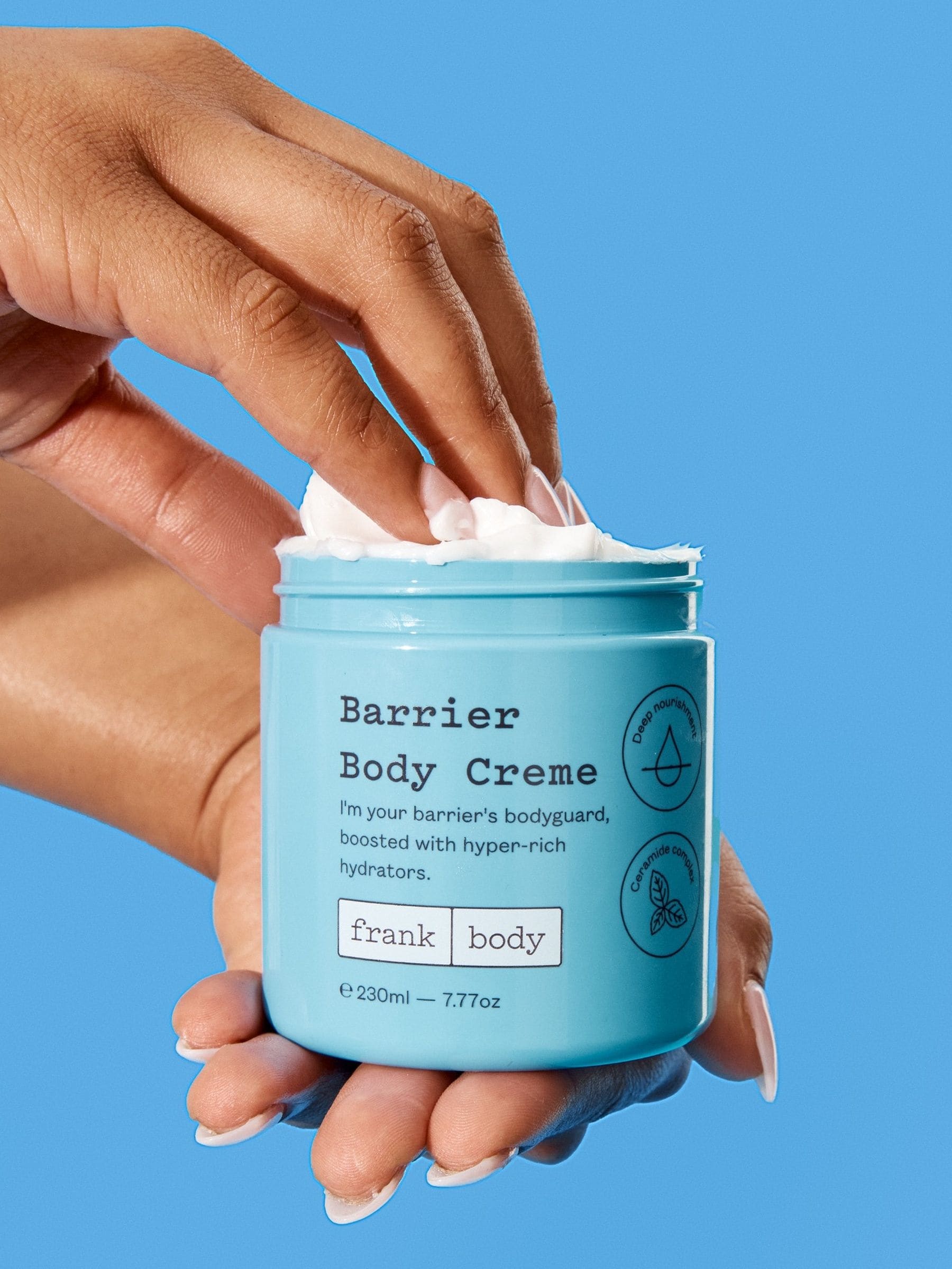 Frank Body Barrier body cream 230ml (British brand)