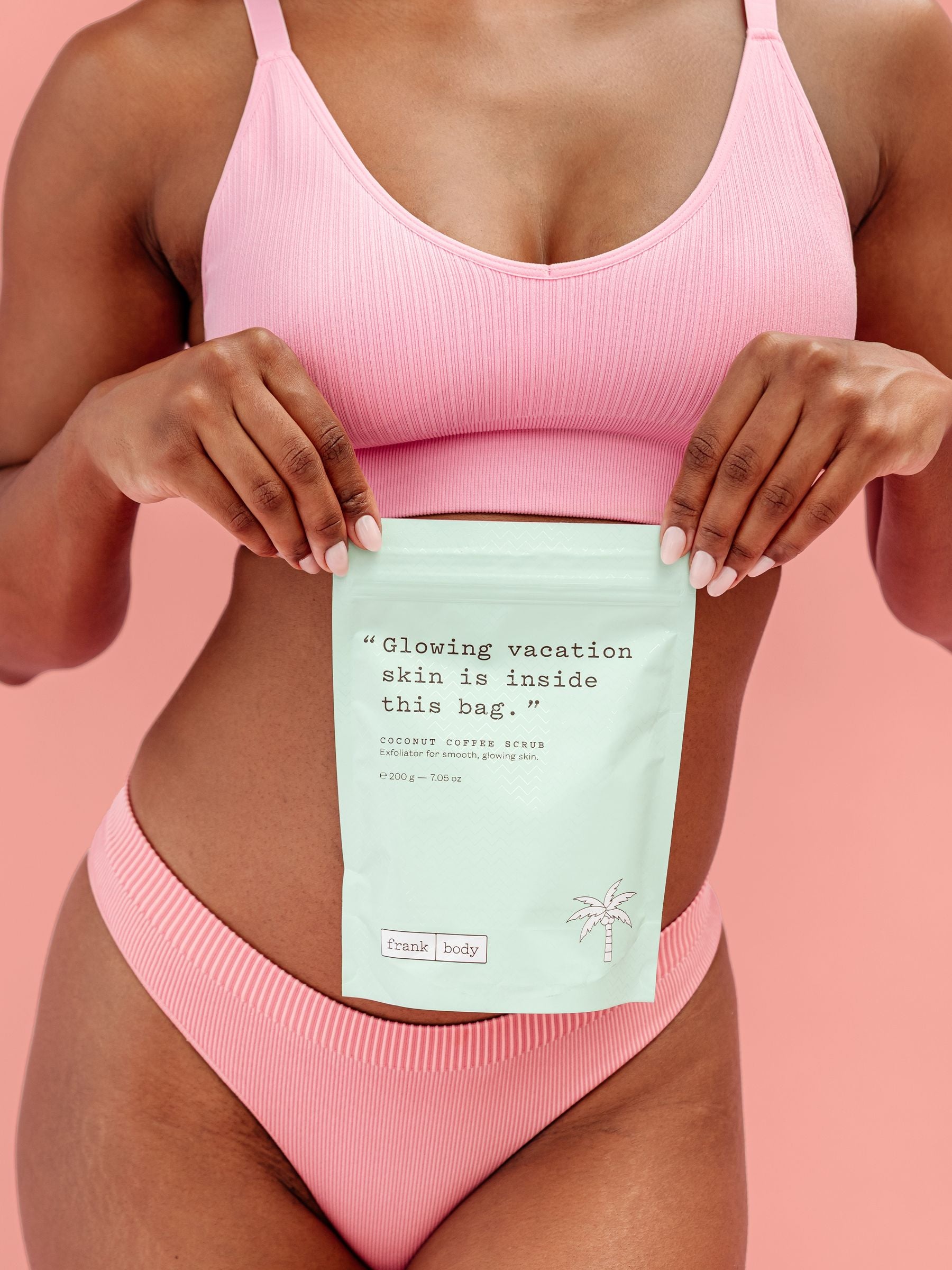 Frank Body coconut coffee scrub 200g - British product
