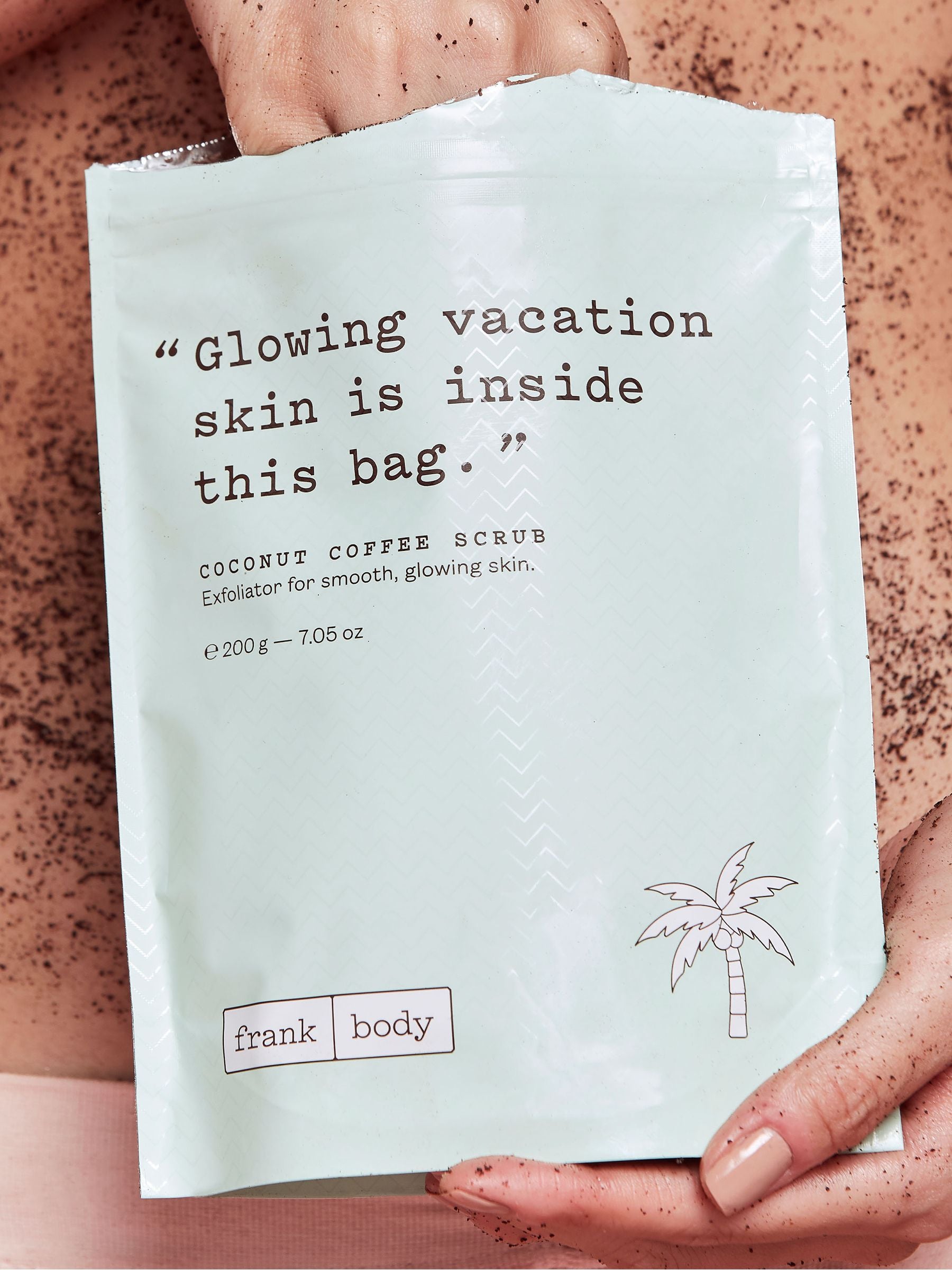 Frank Body coconut coffee scrub 200g - British product