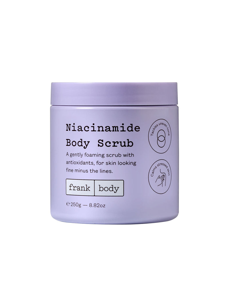 Frank Body Niacinamide Body Scrub 250g, imported from the UK