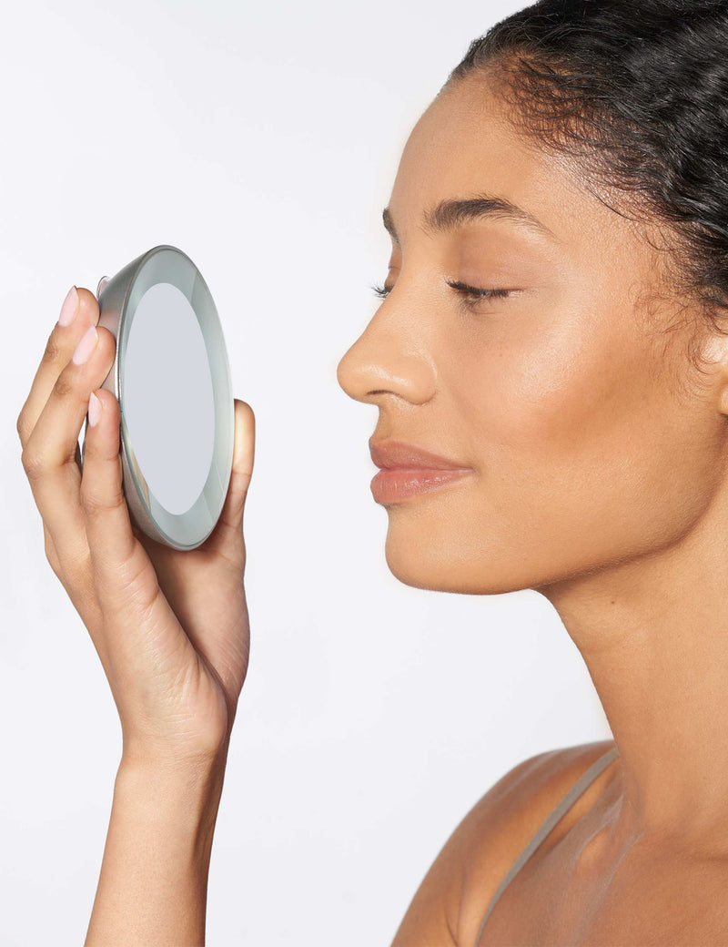 LED 15x mini makeup mirror, UK version