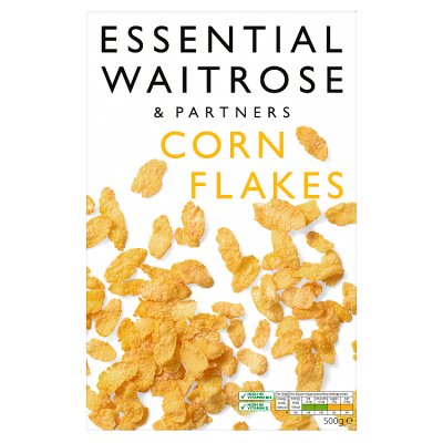 Essential corn flakes 500g, UK version