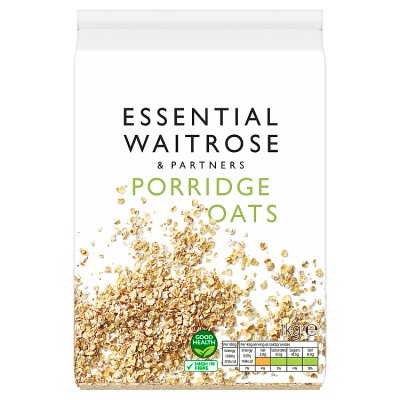 Waitrose Essential Porridge Oats 1kg (British brand)