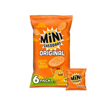 Jacob's Mini Cheddars Original cheese snack 6x23g - British product