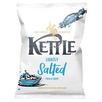 Kettle crisps lightly salted 130g (British brand)