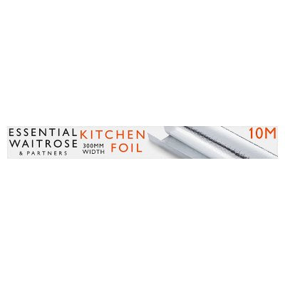 Essential aluminium foil roll 10m x 300mm, imported from the UK