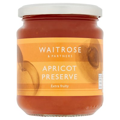 Waitrose apricot preserve extra jam 340g, UK version